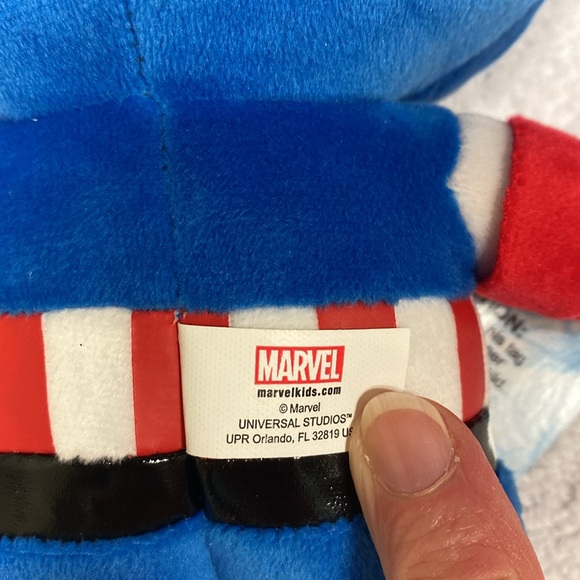 Nwt Universal Studios Marvel Avengers Captain America 10" Cutie Plush - Picture 3 of 7